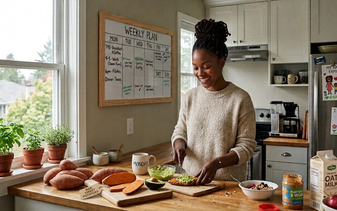 Simple healthy meal routine for starting the week without restrictive rules