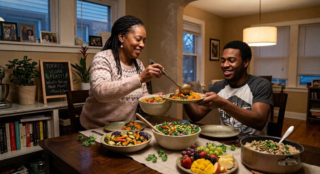 Simple nourishing meal representing a flexible and sustainable eating routine